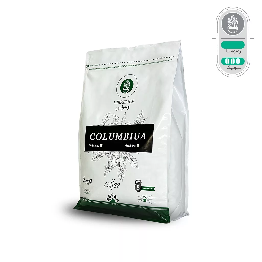«Colombia Single‑Origin – نمای دانه‌ها (میوه‌ای/شفاف)»